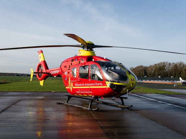 Midlands Air Ambulance Charity continues to provide lifechanging services with help from Staffordshire business communications provider